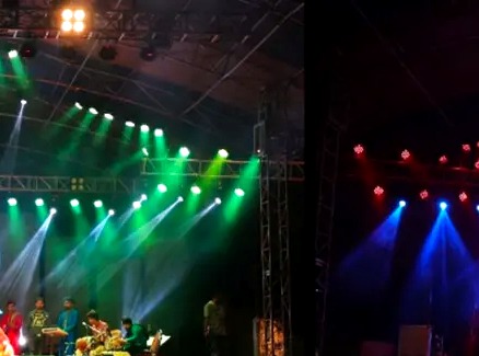 Audience viewing a large Kalamanch event stage
